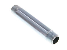 R 1/2'' Zinc plated Steel Double Pipe Nipple 50 Bar DIN 2982 - 120mm [5 Pieces]