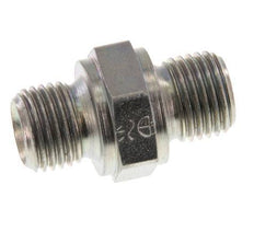 G 1/4'' Zinc plated Steel Double Nipple 400 Bar - Hydraulic [5 Pieces]