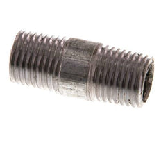 R 1/4'' Zinc plated Steel Double Pipe Nipple 50 Bar DIN 2982 - 30mm