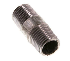 R 1/4'' Zinc plated Steel Double Pipe Nipple 50 Bar DIN 2982 - 30mm