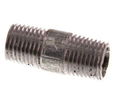 R 1/4'' Zinc plated Steel Double Pipe Nipple 50 Bar DIN 2982 - 30mm