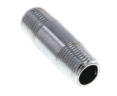 R 1/4'' Zinc plated Steel Double Pipe Nipple 50 Bar DIN 2982 - 40mm [2 Pieces]