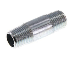 R 1/4'' Zinc plated Steel Double Pipe Nipple 50 Bar DIN 2982 - 40mm [2 Pieces]