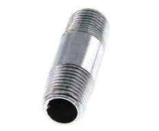 R 1/4'' Zinc plated Steel Double Pipe Nipple 50 Bar DIN 2982 - 40mm [2 Pieces]