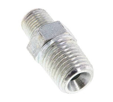 1/8'' NPT x 1/4'' NPT Verzinkter Stahl Doppelnippel 375 Bar - Hydraulisch [2 Stück]