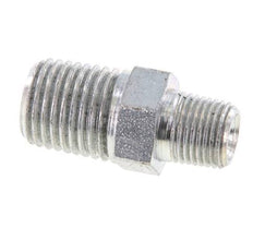 1/8'' NPT x 1/4'' NPT Verzinkter Stahl Doppelnippel 375 Bar - Hydraulisch [2 Stück]