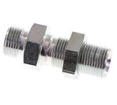 G 3/8'' Verzinktes Stahlschott Doppelnippel 325 Bar - Hydraulisch