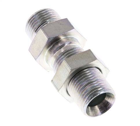 G 3/8'' Verzinktes Stahlschott Doppelnippel 325 Bar - Hydraulisch