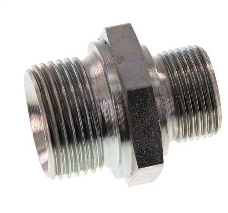 G 1'' x G 3/4'' Verzinkter Stahl Doppelnippel 345 Stange - Hydraulisch