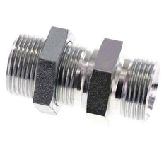 G 1'' Verzinktes Stahlschott Doppelnippel 225 bar - Hydraulisch