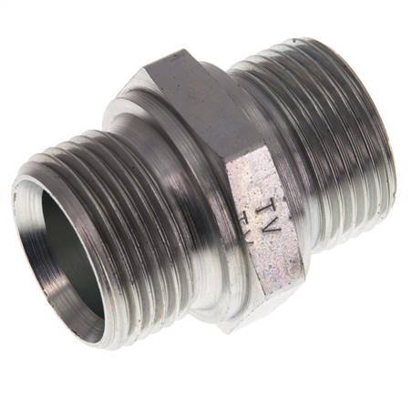 G 1'' Verzinkter Stahl Doppelnippel 345 Stange - Hydraulisch