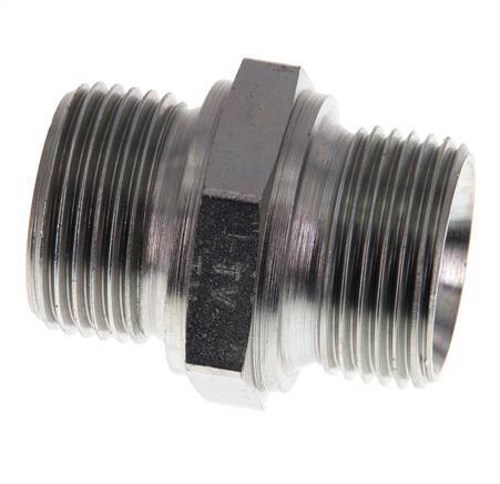 G 1'' Verzinkter Stahl Doppelnippel 345 Stange - Hydraulisch