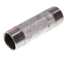 R 1'' Zinc plated Steel Double Pipe Nipple 50 Bar DIN 2982 - 100mm [2 Pieces]