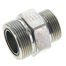 UN 1-11/16''-12 x UN 1-7/16''-12 Verzinkter Stahl Doppelnippel ORFS 250 Bar - Hydraulisch