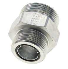 UN 1-11/16''-12 x UN 1-7/16''-12 Verzinkter Stahl Doppelnippel ORFS 250 Bar - Hydraulisch