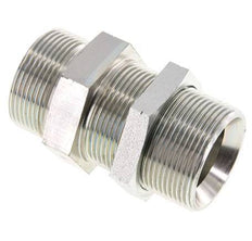 G 1 1/2'' Verzinktes Stahlschott Doppelnippel 190 Bar - Hydraulisch