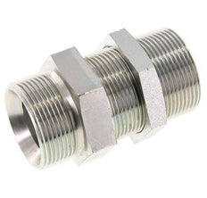 G 1 1/2'' Verzinktes Stahlschott Doppelnippel 190 Bar - Hydraulisch