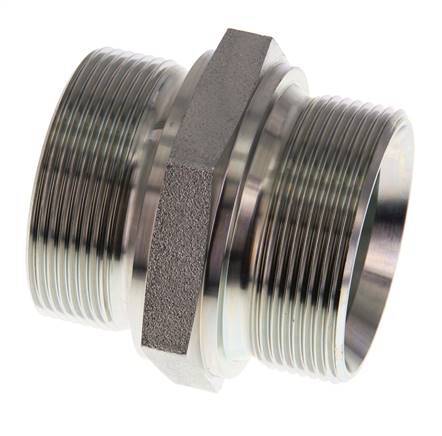 G 2'' Doppelnippel aus verzinktem Stahl 160 bar - Hydraulisch