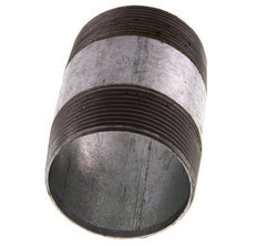 R 2'' Zinc plated Steel Double Pipe Nipple 50 Bar DIN 2982 - 80mm [2 Pieces]