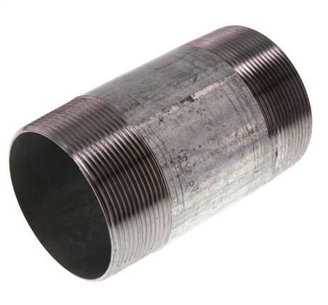 R 2 1/2'' Zinc plated Steel Double Pipe Nipple 50 Bar DIN 2982 - 120mm