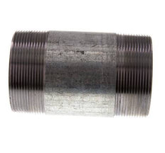 R 2 1/2'' Zinc plated Steel Double Pipe Nipple 50 Bar DIN 2982 - 120mm