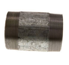 R 3'' Zinc plated Steel Double Pipe Nipple 50 Bar DIN 2982 - 120mm