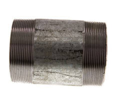 R 3'' Zinc plated Steel Double Pipe Nipple 50 Bar DIN 2982 - 120mm