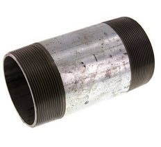 R 3'' Zinc plated Steel Double Pipe Nipple 50 Bar DIN 2982 - 150mm