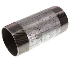 R 3'' Zinc plated Steel Double Pipe Nipple 50 Bar DIN 2982 - 180mm