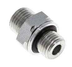 UNF 9/16''-18 x G 1/4'' Verzinkter Stahl Doppelnippel ORFS 630 Bar - Hydraulisch