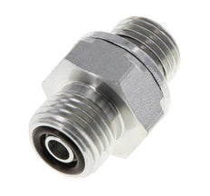 UNF 9/16''-18 x G 1/4'' Verzinkter Stahl Doppelnippel ORFS 630 Bar - Hydraulisch