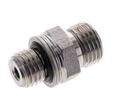 UNF 9/16''-18 x M12x1.5 Verzinkter Stahl Doppelnippel ORFS 630 Bar - Hydraulisch