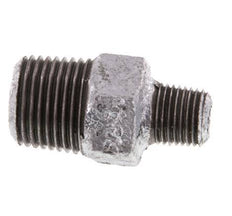 R 1/2'' x R 1/4'' Zinc plated Cast iron Double Nipple 25 Bar [2 Pieces]