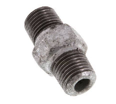 R 1/4'' Zinc plated Cast iron Double Nipple 25 Bar [2 Pieces]