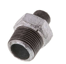 R 3/4'' x R 3/8'' Zinc plated Cast iron Double Nipple 25 Bar [2 Pieces]
