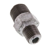 R 3/8'' x R 1/4'' Zinc plated Cast iron Double Nipple 25 Bar [2 Pieces]