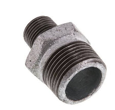 R 1'' x R 1/2'' Zinc plated Cast iron Double Nipple 25 Bar [2 Pieces]