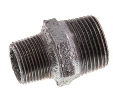 R 1'' x R 3/4'' Zinc plated Cast iron Double Nipple 25 Bar [2 Pieces]