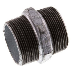 R 2'' Zinc plated Cast iron Double Nipple 25 Bar