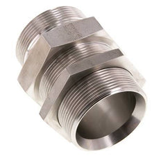 G 2'' Stainless steel Bulkhead Double nipple 175 Bar - Hydraulic