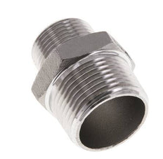 3/4'' NPT x 1'' NPT Edelstahl-Doppelnippel 16 bar