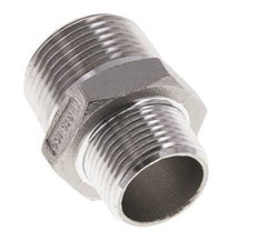 3/4'' NPT x 1'' NPT Edelstahl-Doppelnippel 16 bar