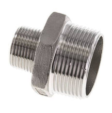3/4'' NPT x 1 1/4'' NPT Edelstahl Doppelnippel 16 bar
