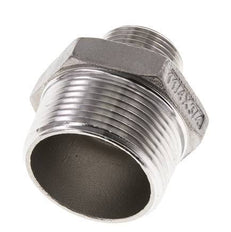 3/4'' NPT x 1 1/4'' NPT Edelstahl Doppelnippel 16 bar