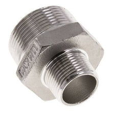 3/4'' NPT x 1 1/4'' NPT Edelstahl Doppelnippel 16 bar