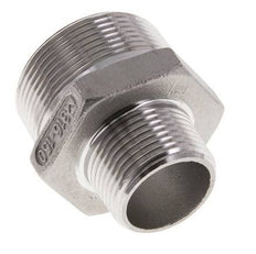 1'' NPT x 1 1/2'' NPT Edelstahl-Doppelnippel 16 bar