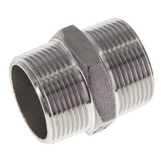 1 1/4'' NPT Edelstahl Doppelnippel 16 bar