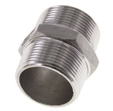 1 1/4'' NPT Edelstahl Doppelnippel 16 bar