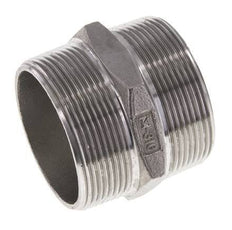 2'' NPT Edelstahl Doppelnippel 16 bar