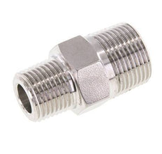 1/2'' NPT x 3/4'' NPT Stainless steel Double Nipple 170 Bar - Hydraulic